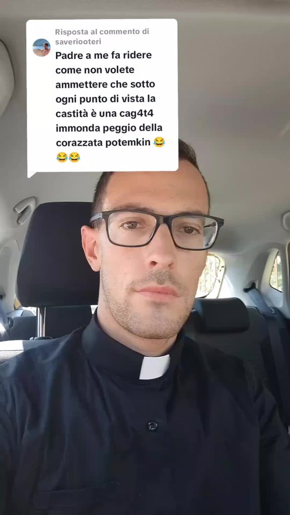 Tiktok (Castità): Réponse à seuls ceux qui ont l’esprit de Dieu peuvent le choisir, le comprendre et le vivre com
