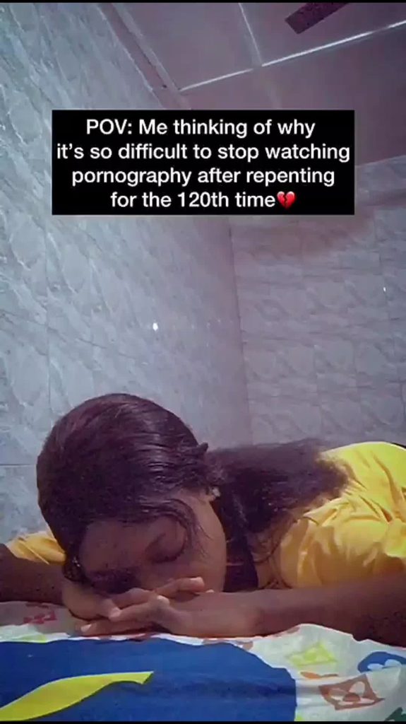 Tiktok (anti-porno): Je pense à pourquoi il est si difficile d’arrêter de regarder la pornographie après se repentir