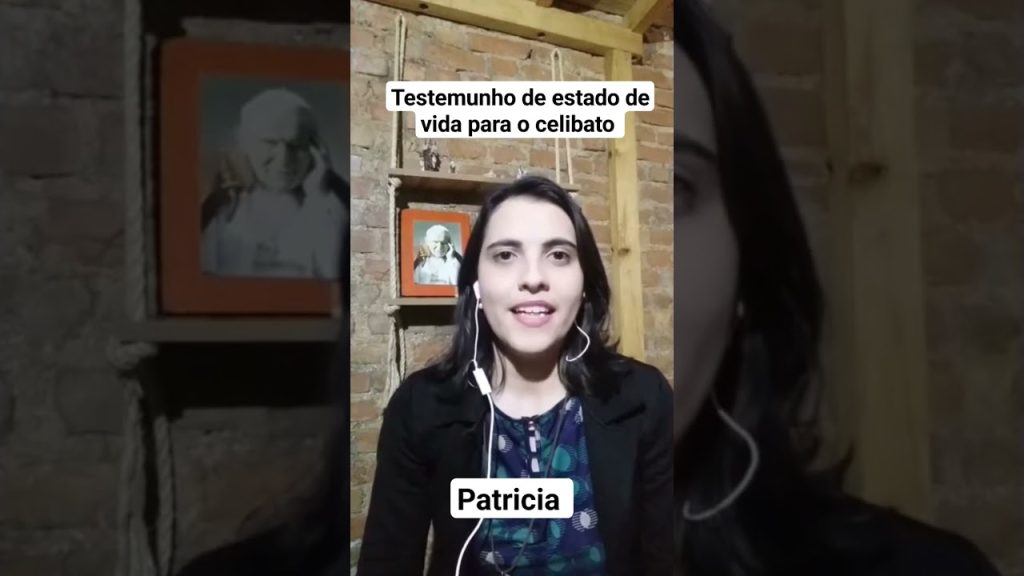 castidade; Testemunho de Estado de vida . Patricia. Celibato. #shorts #celibato #shalom #castidade