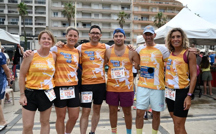 Le club de course Running Beach club de Sainte-Marie-la-Mer visait "le bas du podium".