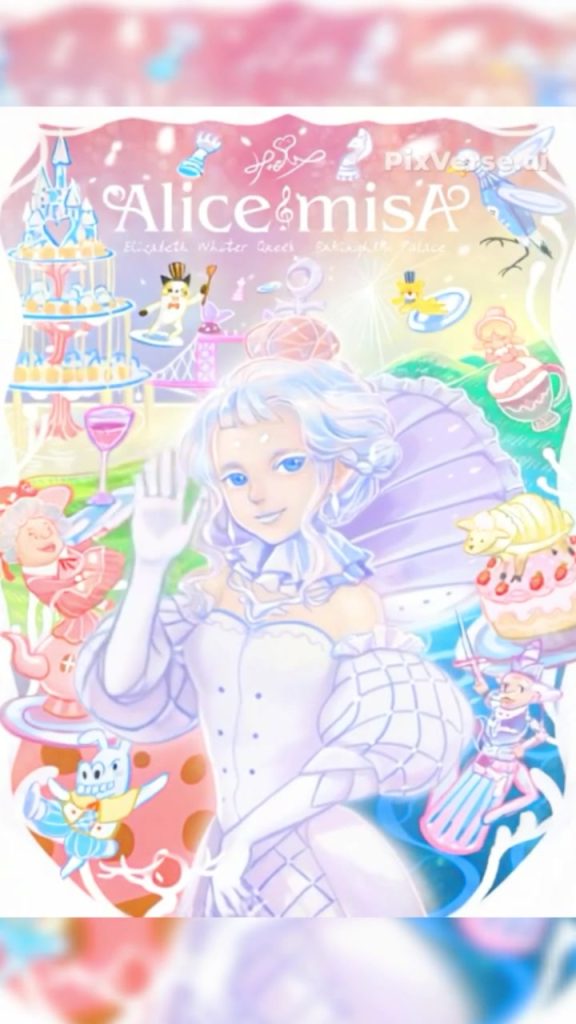 純潔,★ Alice Misa Heart Dream Mirror-Elizabeth White Queen Queen Queen-Aai Test Test Dynamic Edition Table White City Queen, Red Queen Half-soeder,
 sur Tiktok