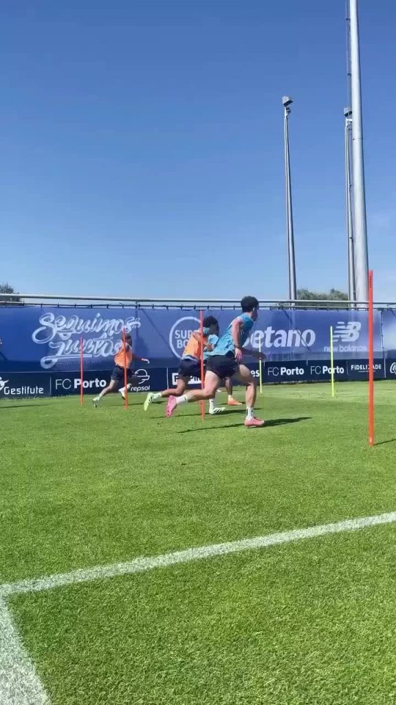 préparation mentale football; Exercice physique FC Porto sans ballon Travail d’intensité sans intervention