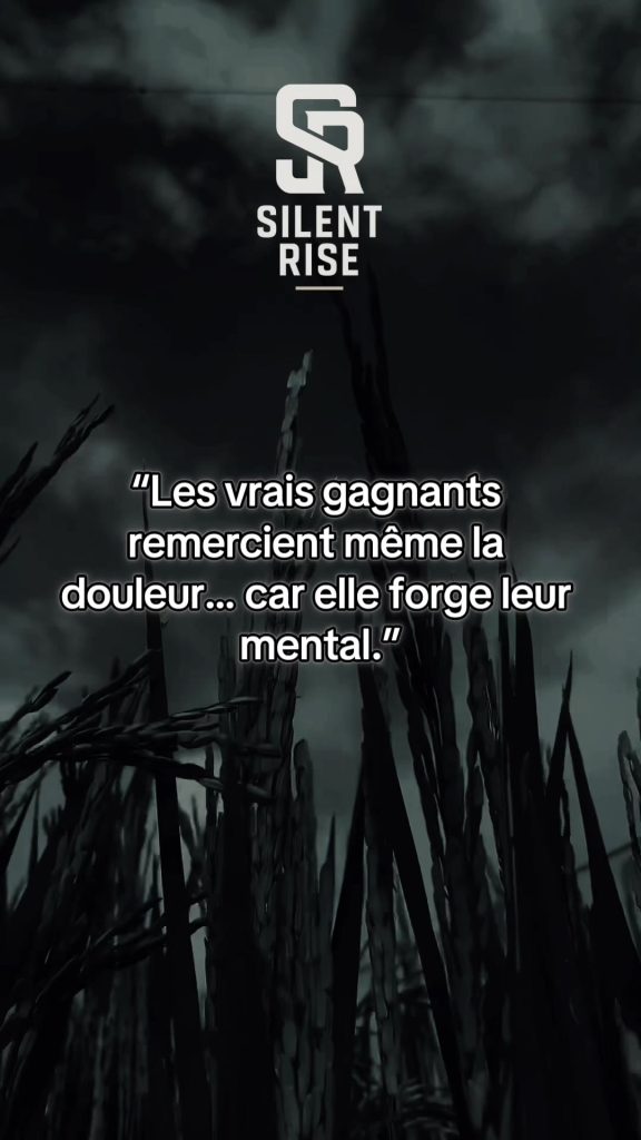 Tiktok (préparation mentale gagnante): “Transforme ta douleur en carburant. Le reste n’est que bruit.”