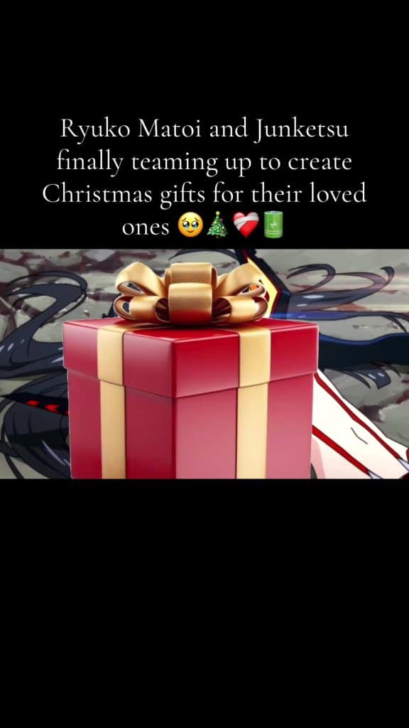 junketsu,Ryuko Matoi et Junketsu s’associent enfin pour créer des cadeaux de Noël pour leur
 sur Tiktok