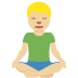 🧘🏼&zwj;♂️