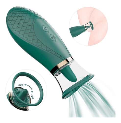 masturbador; Vibrador Masturbador Feminino Vibrador Sucção Língua Orgasmo