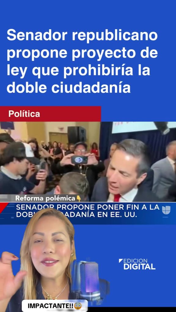 Tiktok (onanista): SÉNATEUR : « BERNIE MORENO » PROPOSE DE METTRE FIN AU « DOUBLE NATIONAL AUX USA »