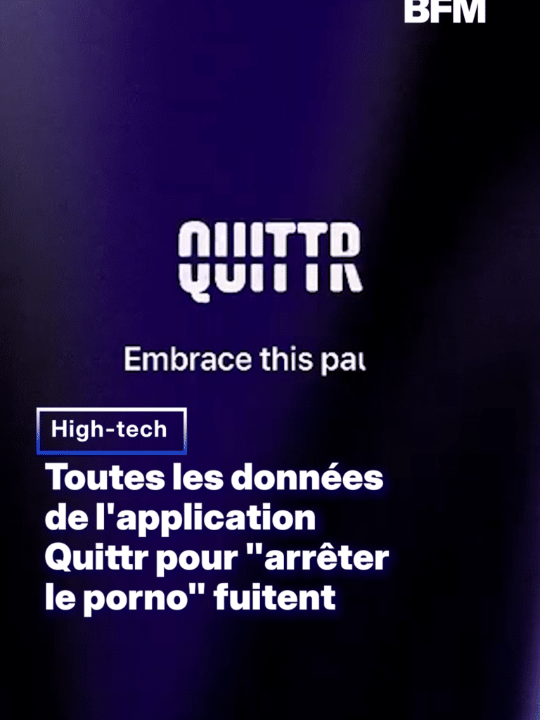 Tiktok (anti-porno): L’application Quittr qui promet de “sauver” les hommes du porno a exposé les do