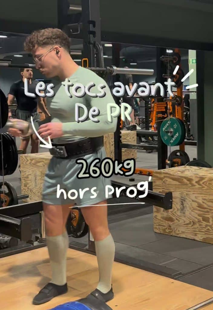 preparation mentale sportive; Ces “tocs” avant une barre lourde ? C’est pas du hasard. Toujours les mêmes ges