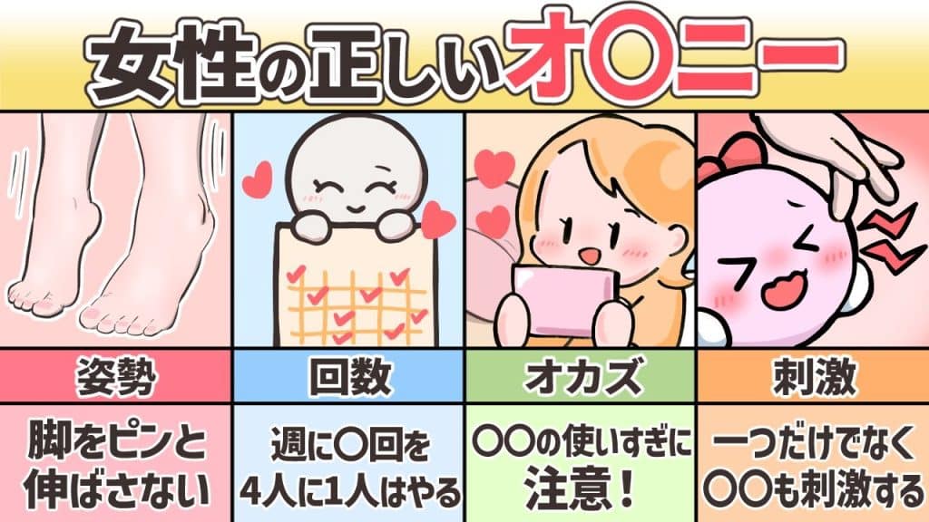 オナニー; 7 façons correctes de se masturber pour les femmes