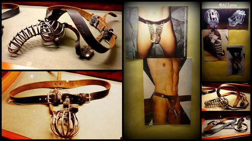 Flickr (Castità): 67.Sex Machines Museum, Prague – Ceintures de chasteté modernes pour hommes