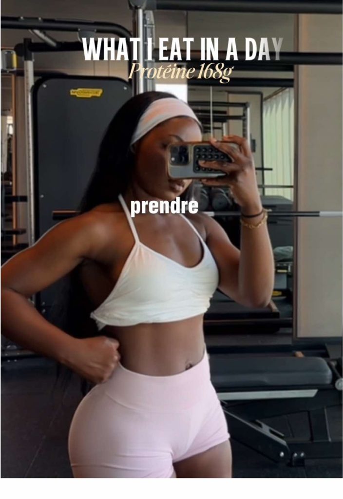 préparation sportive; What I eat in a day pour prendre du muscle sans prendre du ventre Breakfast :