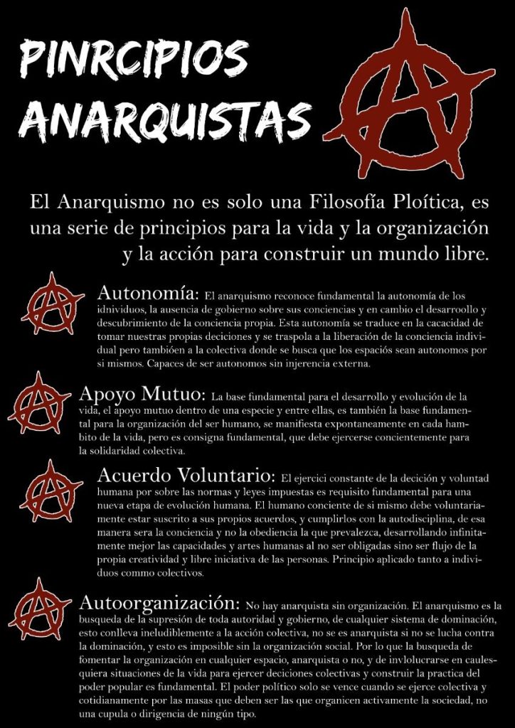 onanismo; Principios Anarquistas