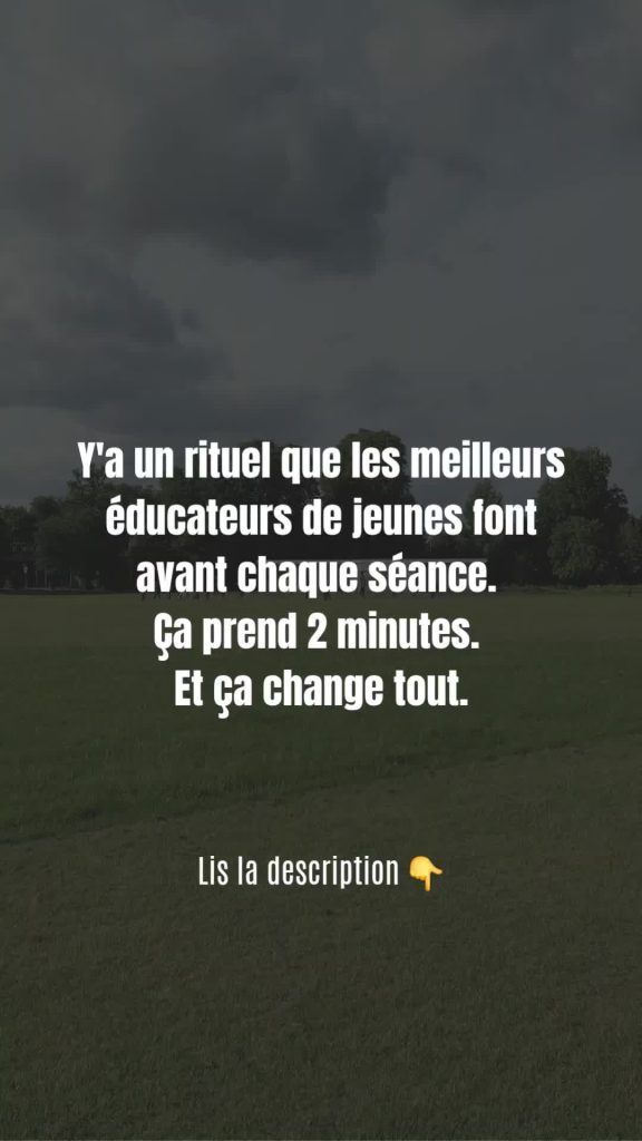 préparation mentale football,Avant de poser les chasubles… tu regardes tes joueurs. Vraiment. Un par un. L
sur Tiktok