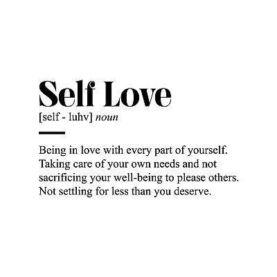 自己愛; love yourself